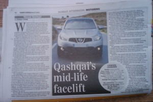 Nissan Qashqai Sunday Express